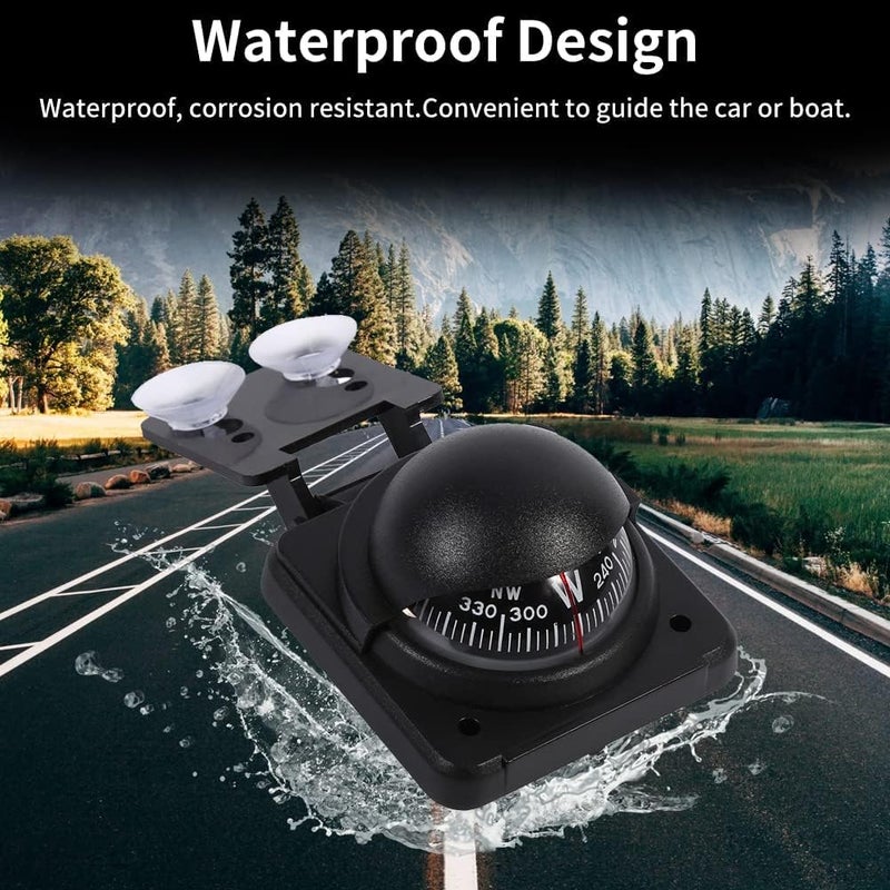 Klanata Marine Navigation Multifunctional, Car Boat Marine Navigation Camping Mount Dashboard Digital for Car Vehicle Sea Marine Boat Ship Outdoor Trip - Image 2